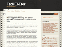 Tablet Screenshot of fadi.el-eter.com